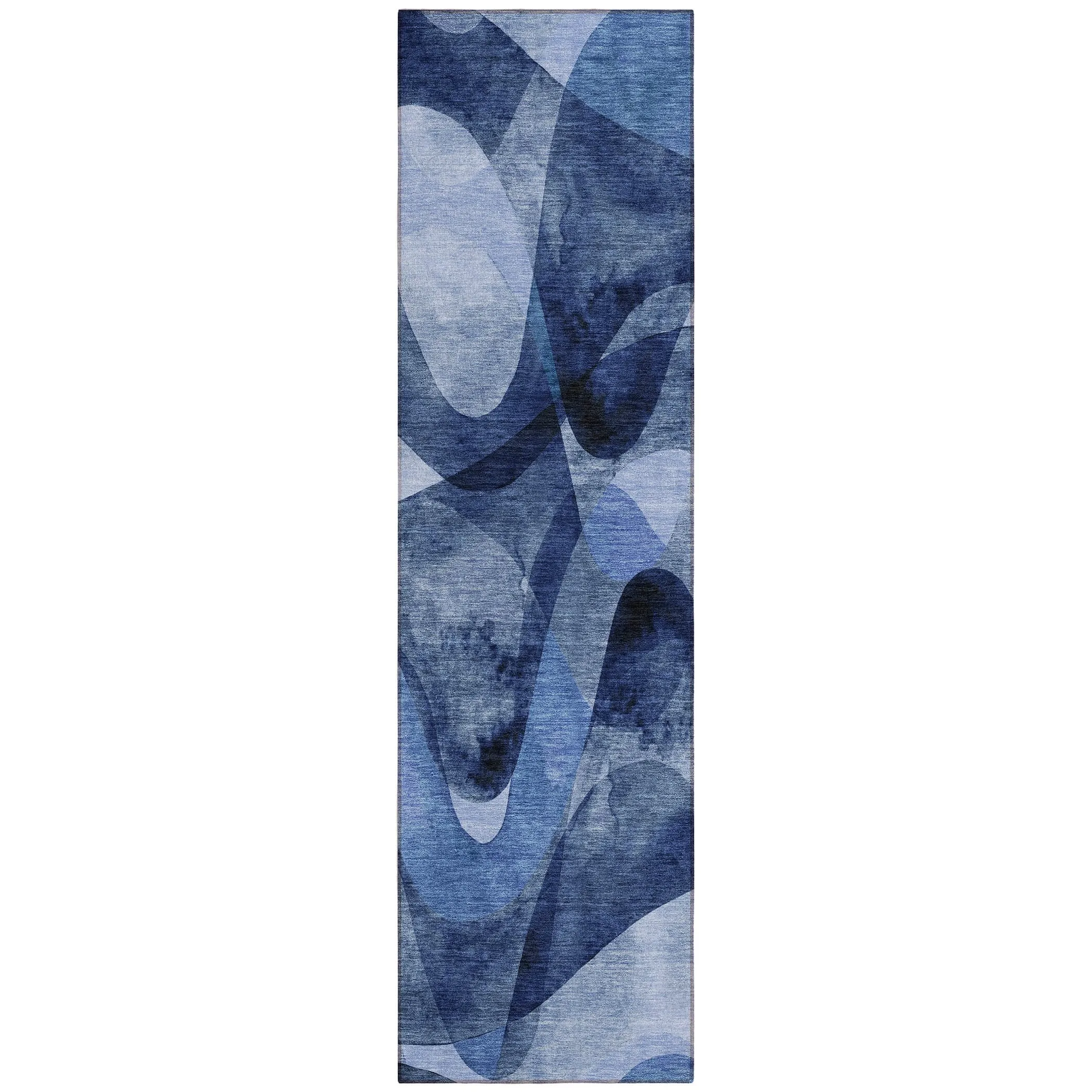 Machine Washable Indoor/ Outdoor Modern Chantille Rug