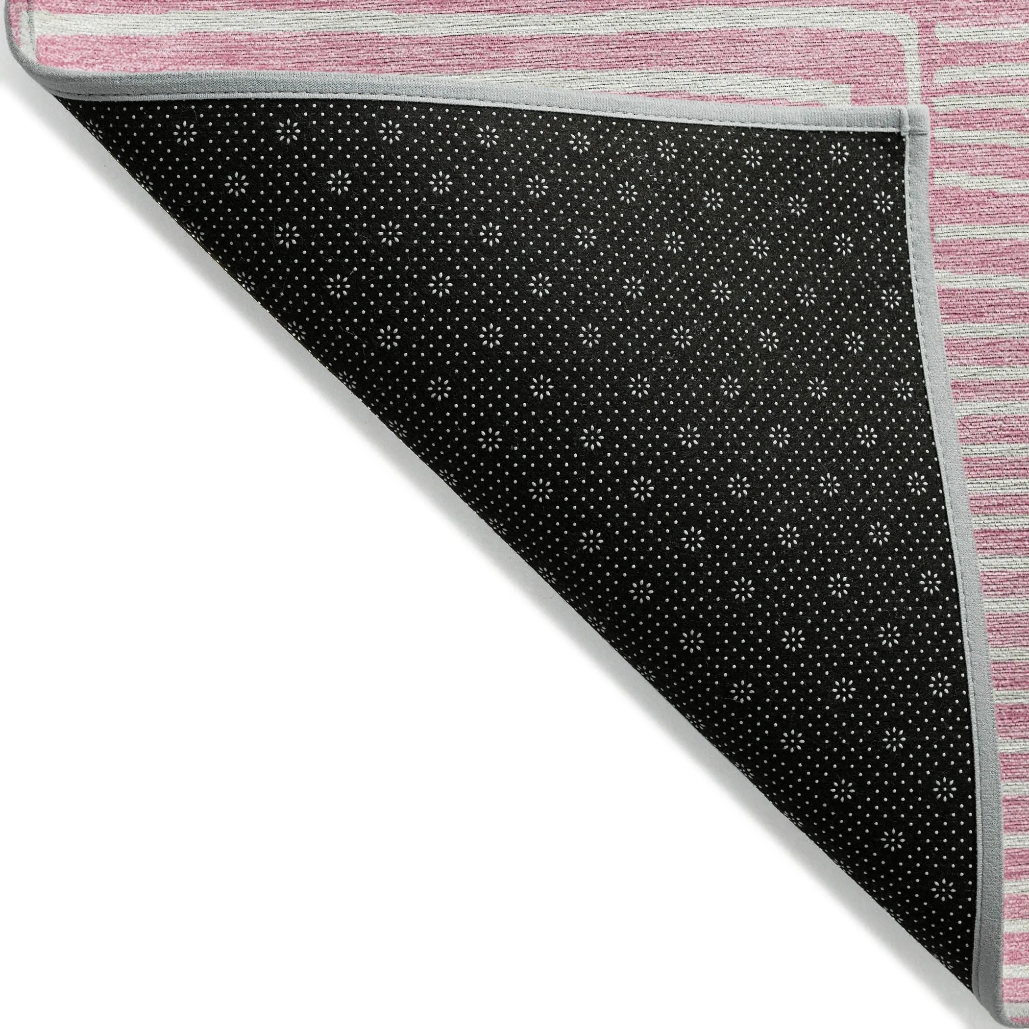 Machine Washable Indoor/ Outdoor Modern Mosaic Chantille Rug
