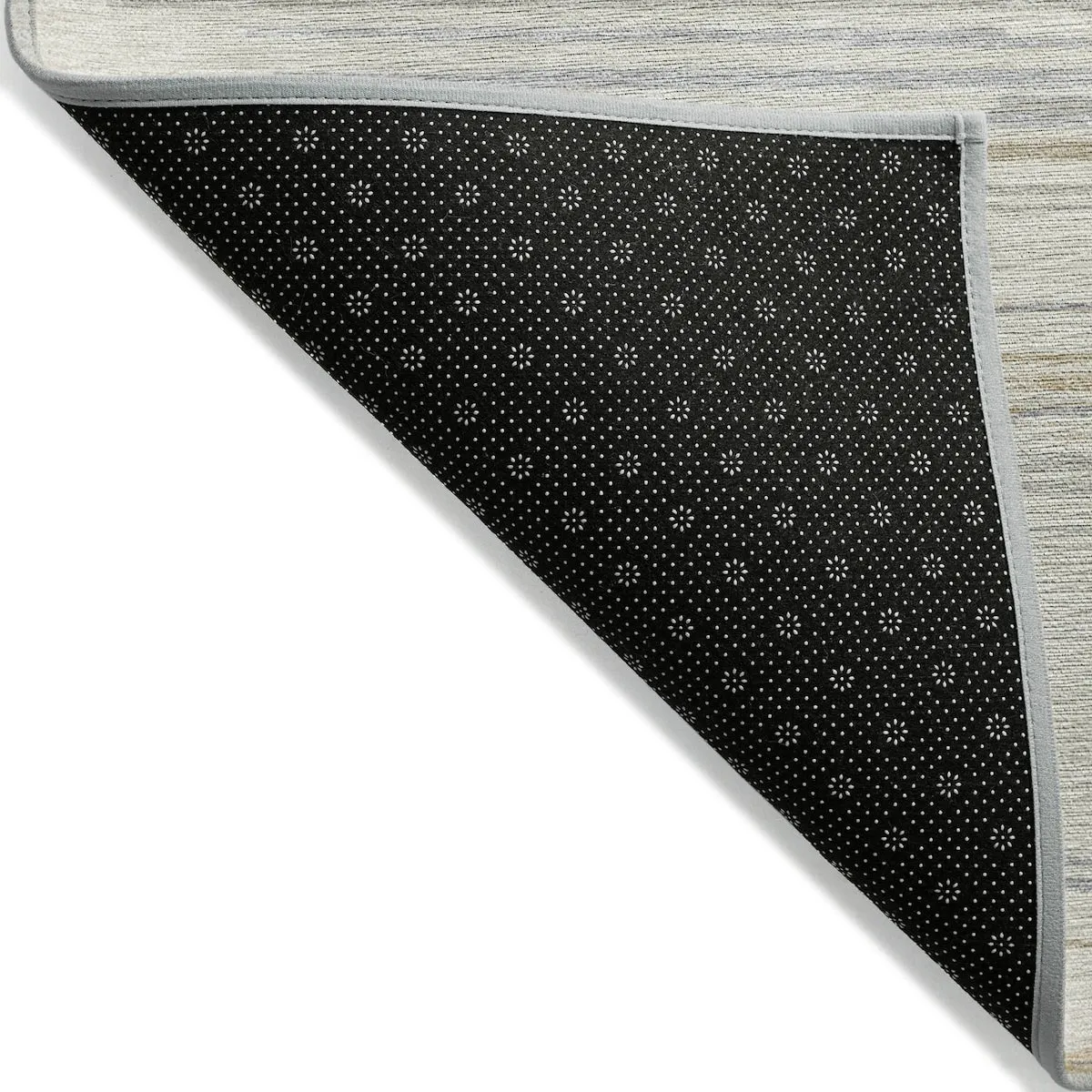 Machine Washable Indoor/ Outdoor Modern Stripe Chantille Rug