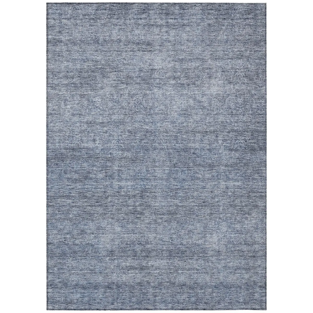 Machine Washable Indoor/ Outdoor Ombre Solid Chantille Rug
