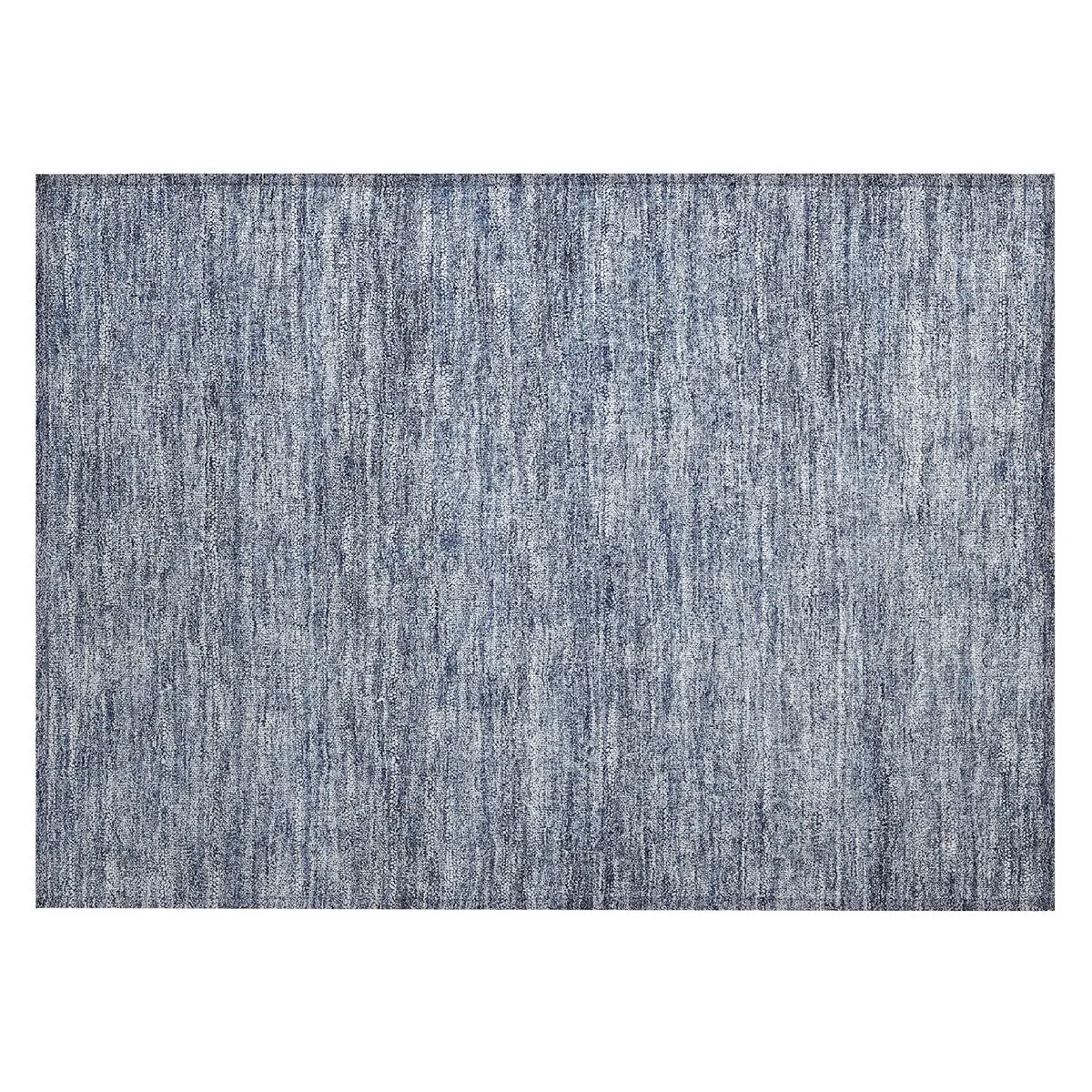 Machine Washable Indoor/ Outdoor Ombre Solid Chantille Rug