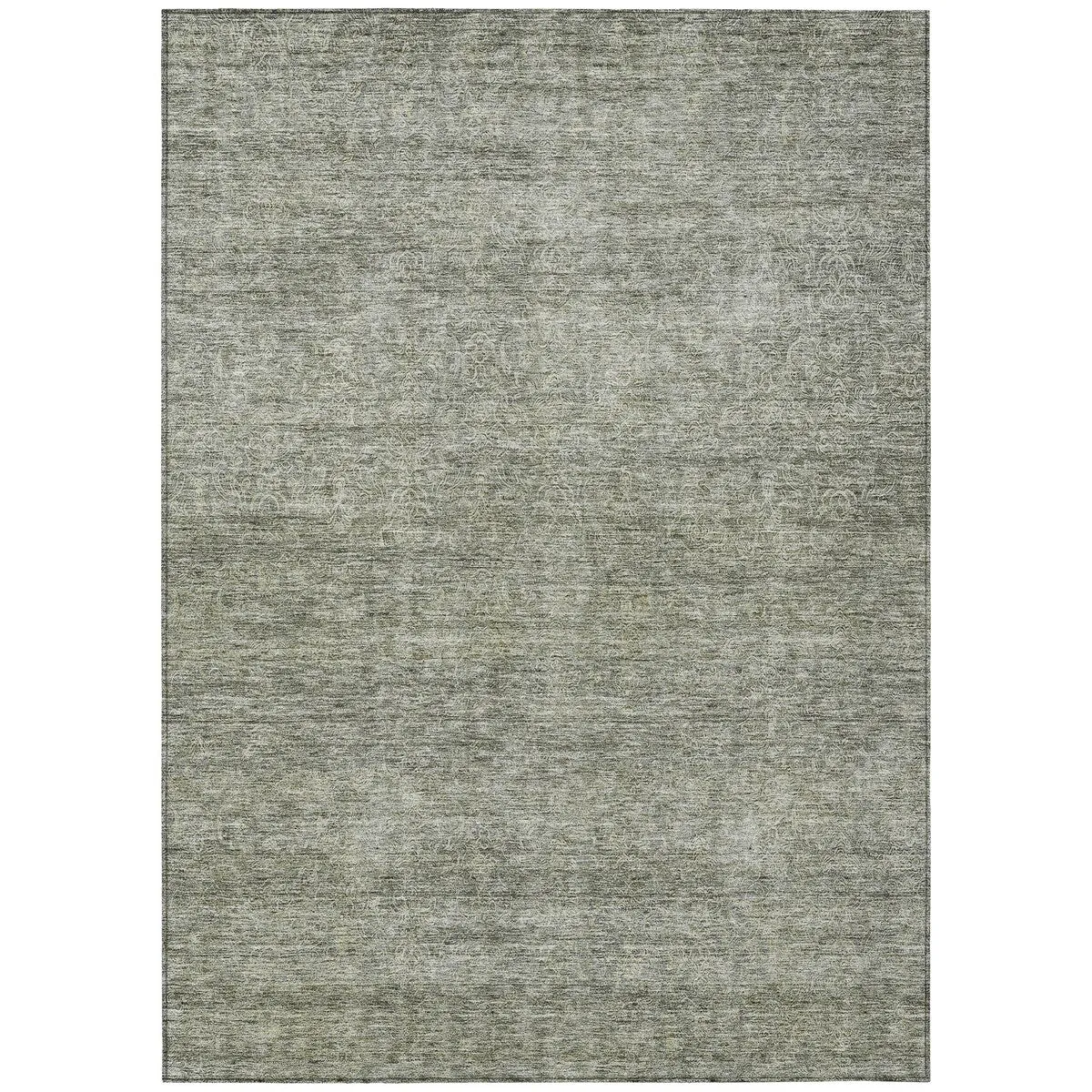 Machine Washable Indoor/ Outdoor Ombre Solid Chantille Rug