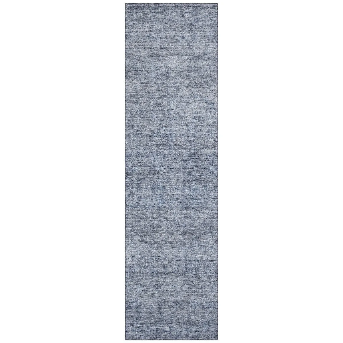 Machine Washable Indoor/ Outdoor Ombre Solid Chantille Rug