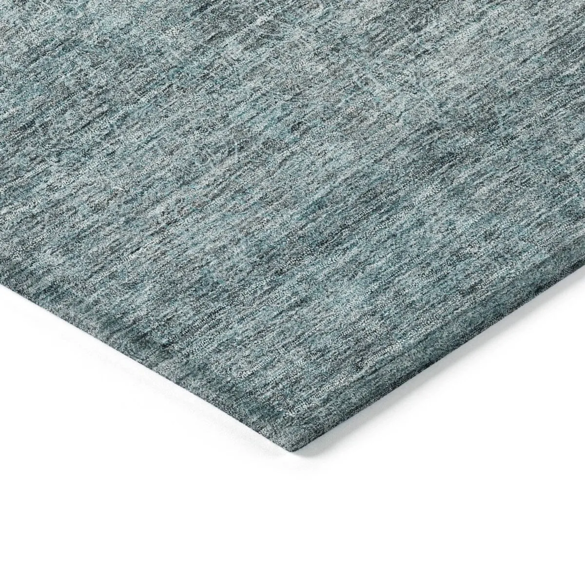 Machine Washable Indoor/ Outdoor Ombre Solid Chantille Rug