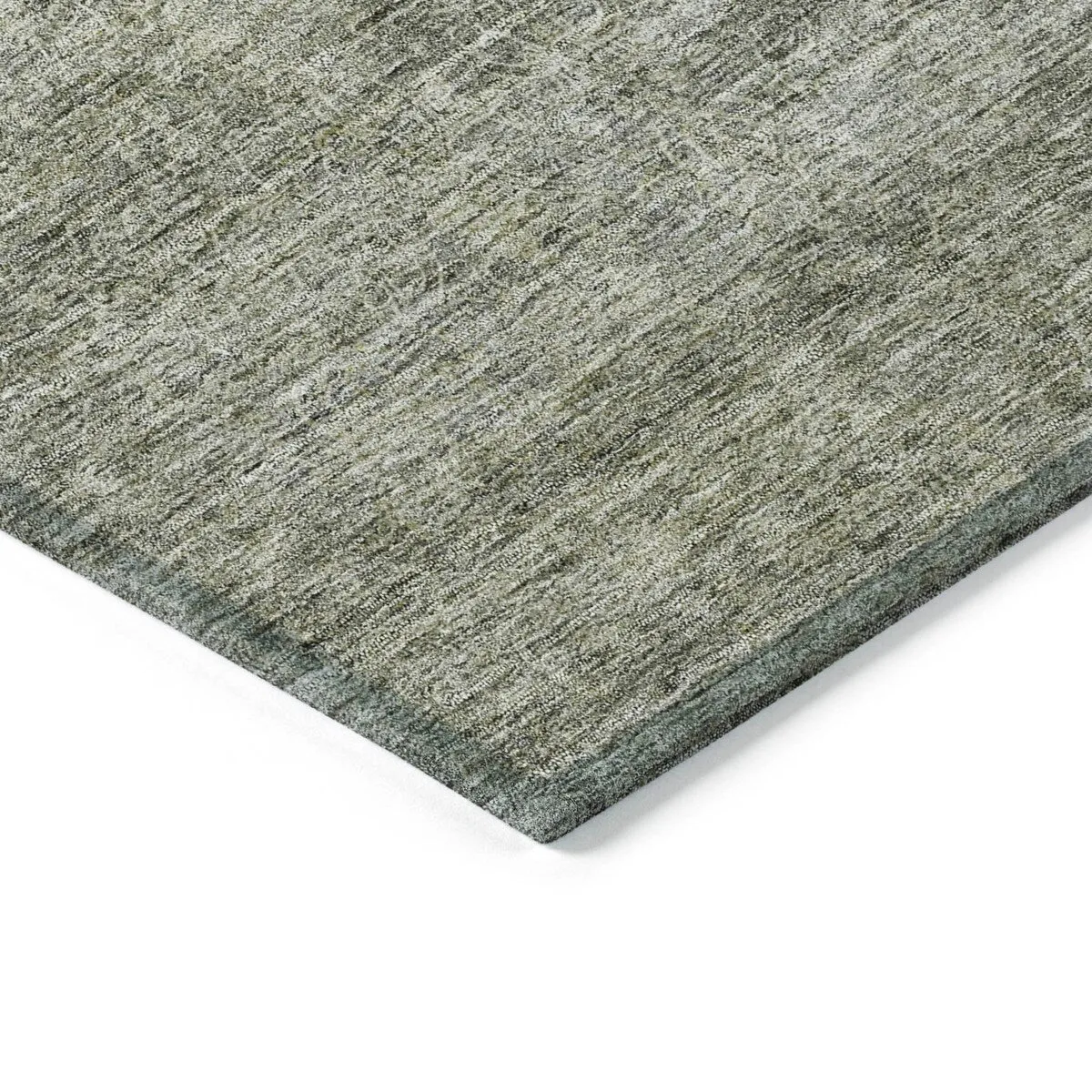 Machine Washable Indoor/ Outdoor Ombre Solid Chantille Rug