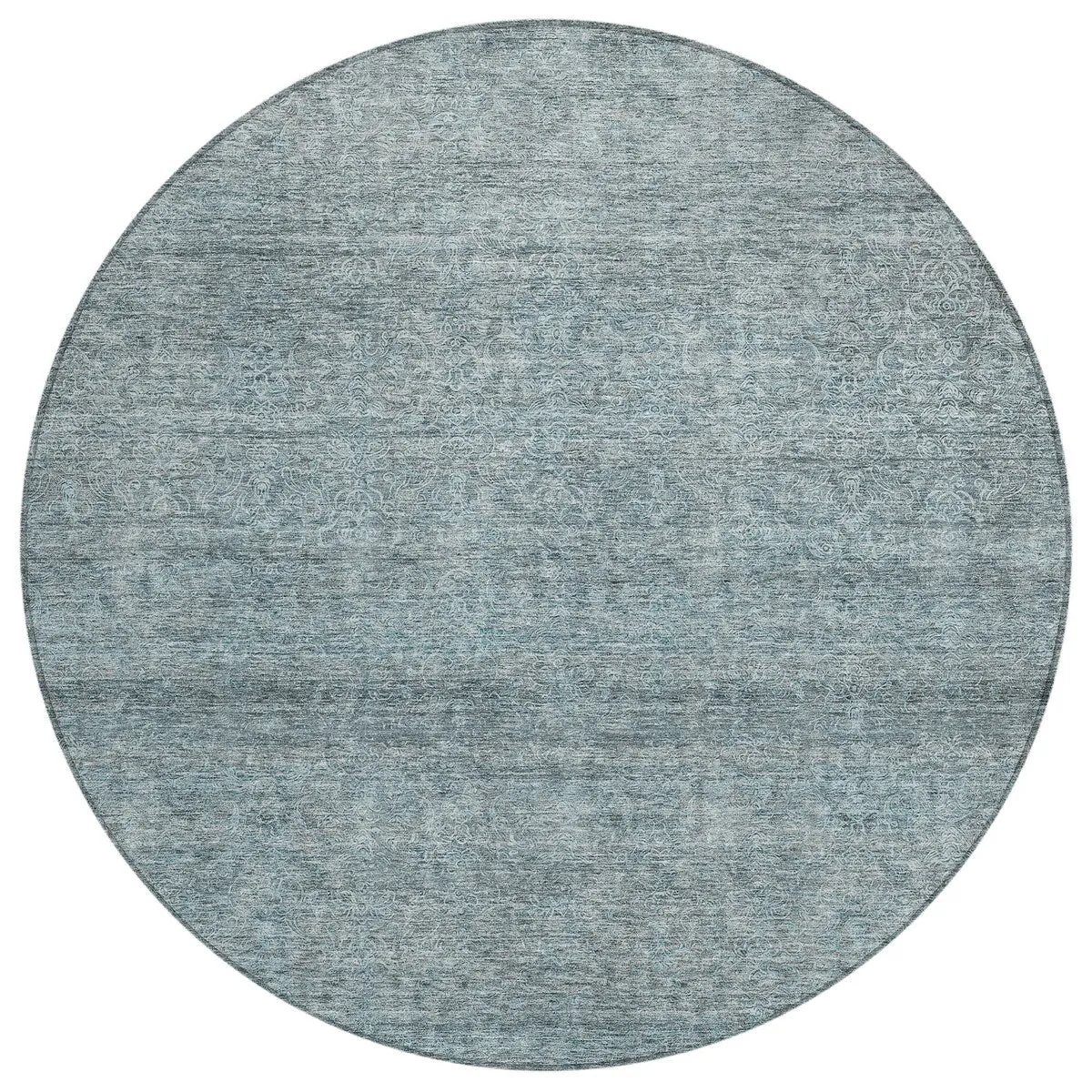 Machine Washable Indoor/ Outdoor Ombre Solid Chantille Rug
