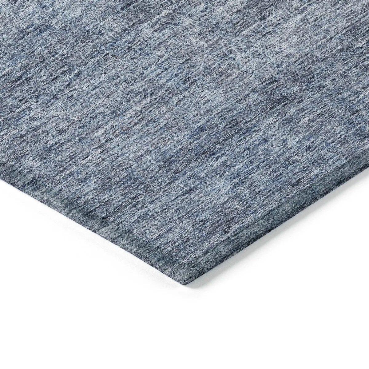 Machine Washable Indoor/ Outdoor Ombre Solid Chantille Rug