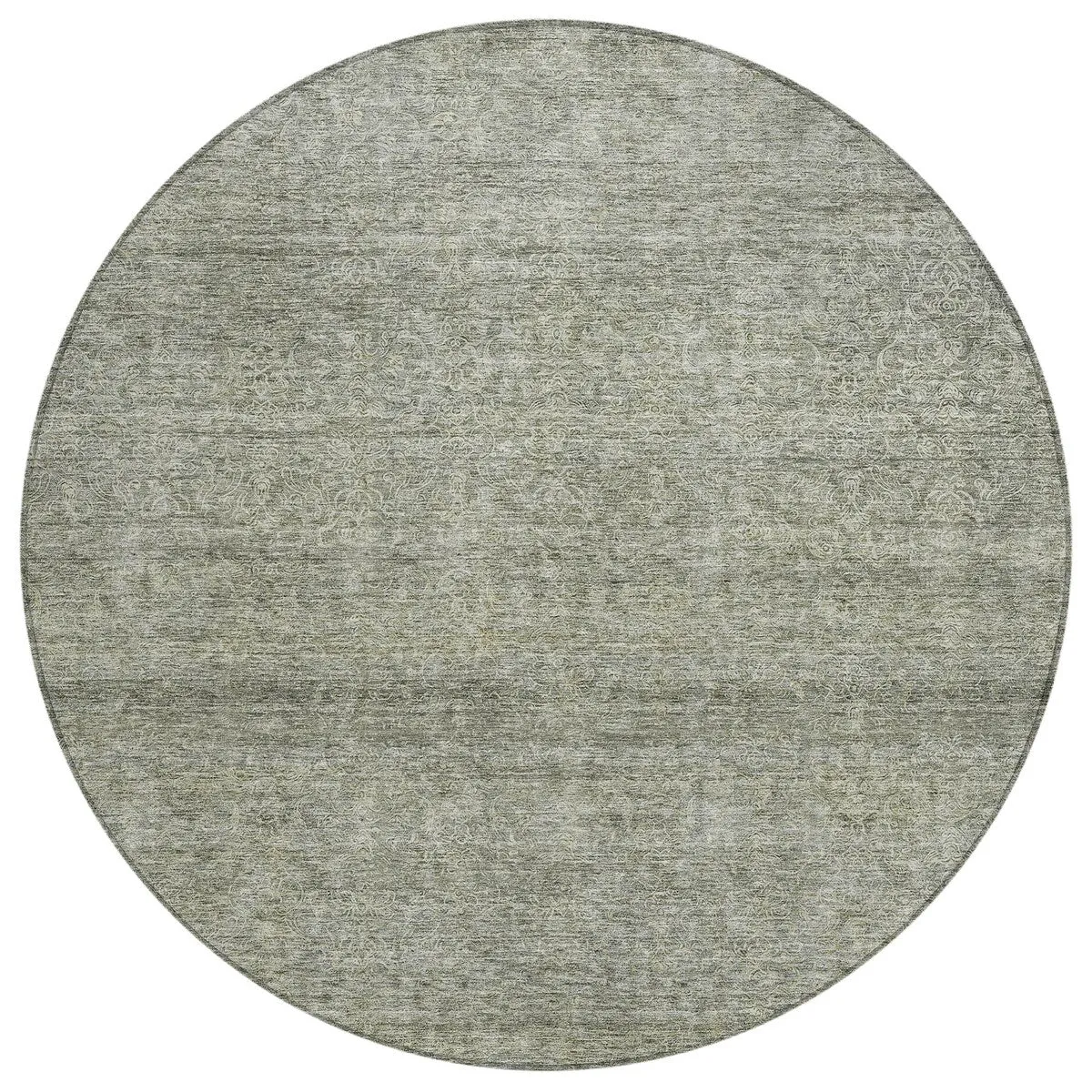Machine Washable Indoor/ Outdoor Ombre Solid Chantille Rug