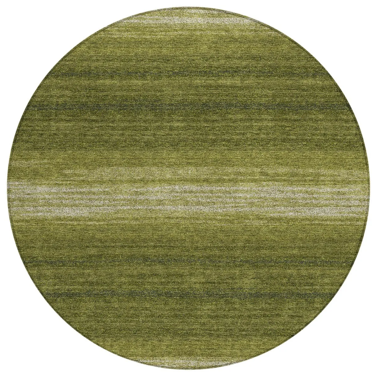 Machine Washable Indoor/ Outdoor Ombre Stripe Chantille Rug