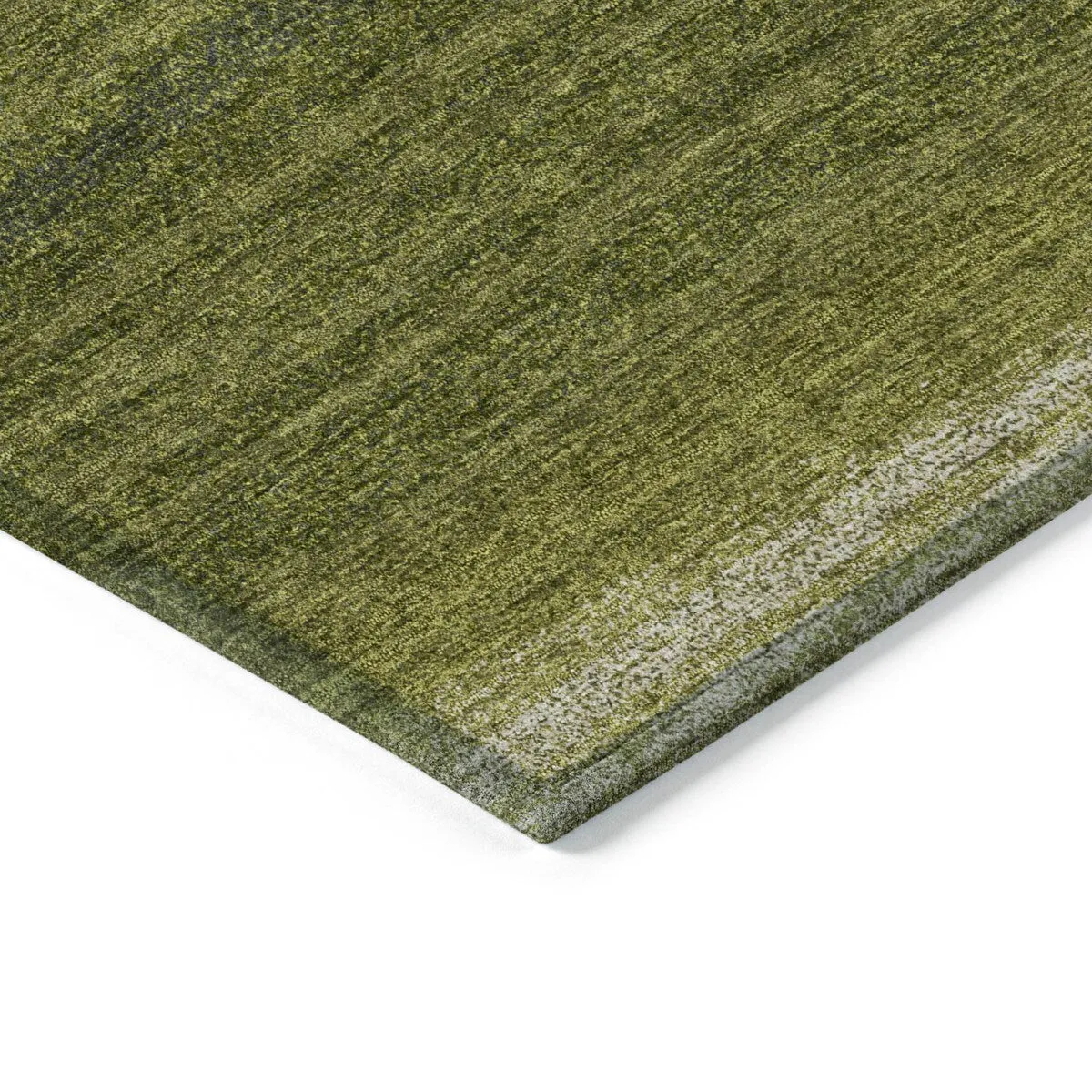 Machine Washable Indoor/ Outdoor Ombre Stripe Chantille Rug