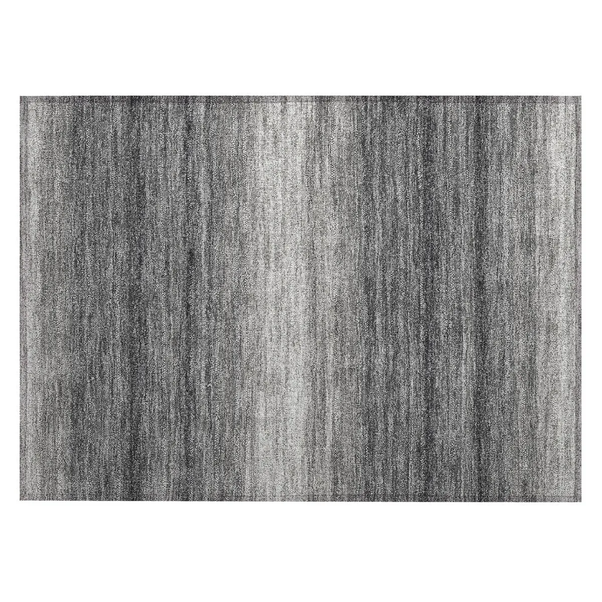Machine Washable Indoor/ Outdoor Ombre Stripe Chantille Rug