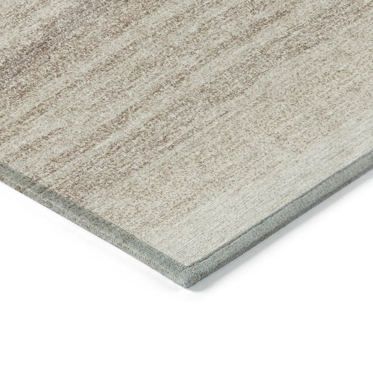 Machine Washable Indoor/ Outdoor Ombre Stripe Chantille Rug