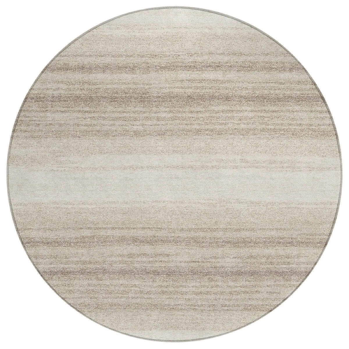 Machine Washable Indoor/ Outdoor Ombre Stripe Chantille Rug