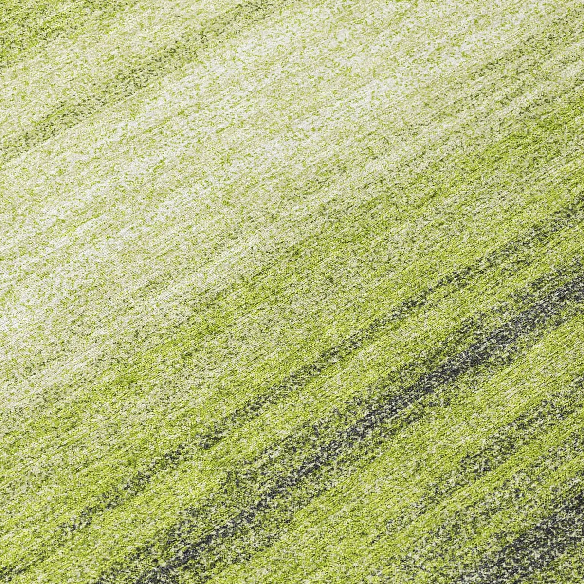 Machine Washable Indoor/ Outdoor Ombre Stripe Chantille Rug