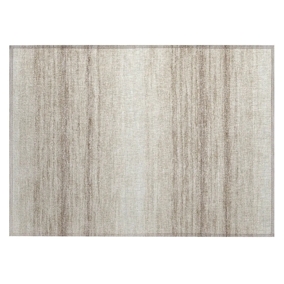 Machine Washable Indoor/ Outdoor Ombre Stripe Chantille Rug