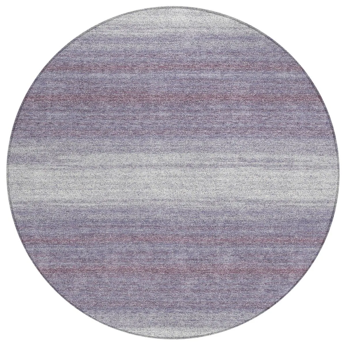 Machine Washable Indoor/ Outdoor Ombre Stripe Chantille Rug