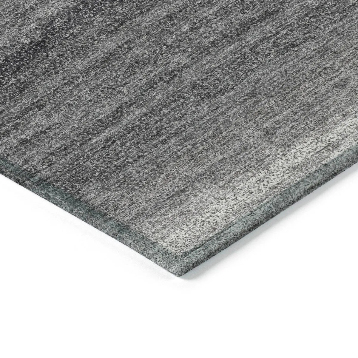 Machine Washable Indoor/ Outdoor Ombre Stripe Chantille Rug
