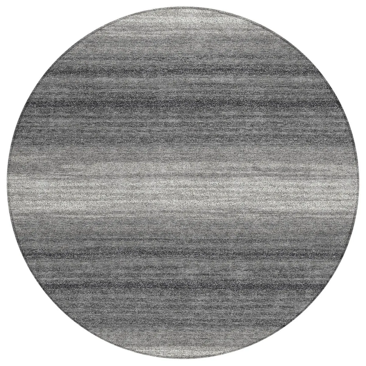 Machine Washable Indoor/ Outdoor Ombre Stripe Chantille Rug