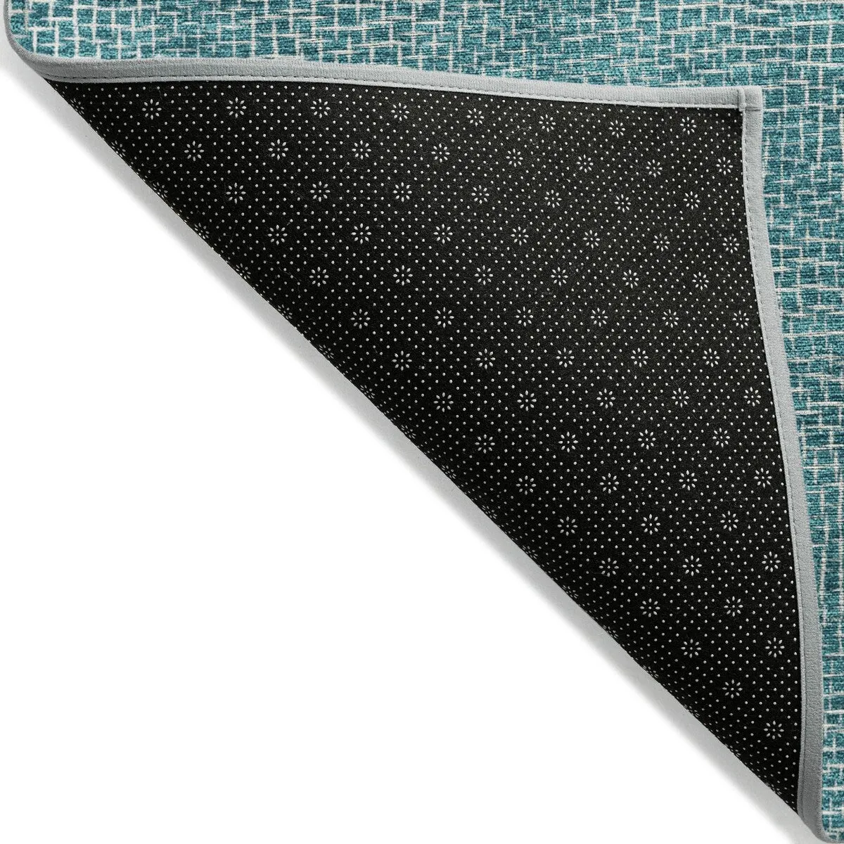 Machine Washable Indoor/ Outdoor Solid Modern Chantille Rug
