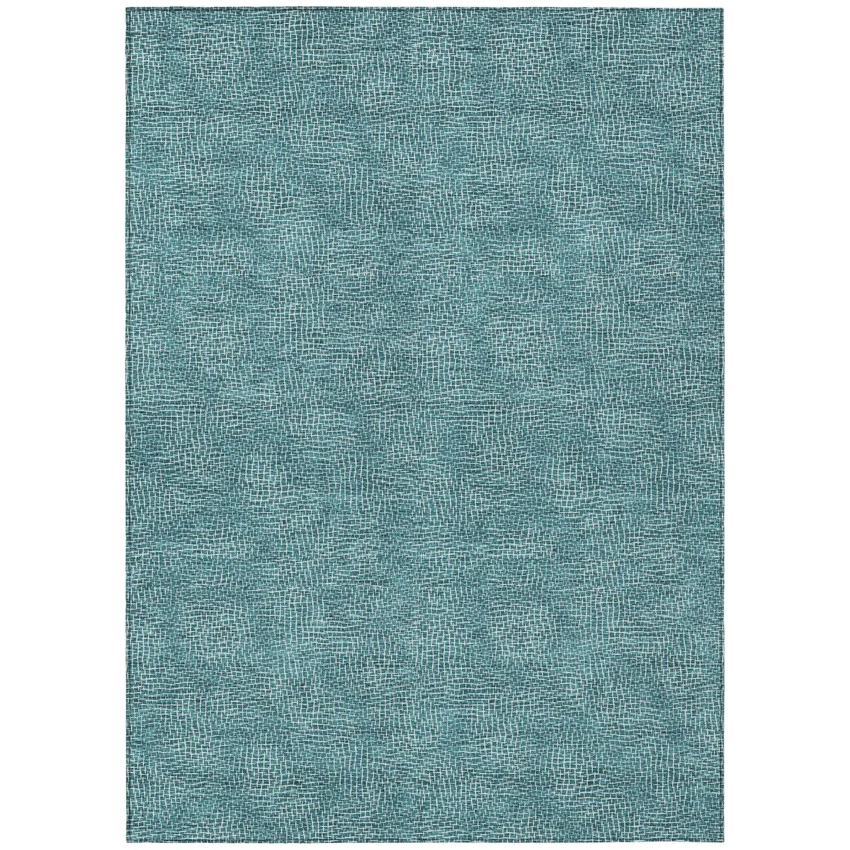 Machine Washable Indoor/ Outdoor Solid Modern Chantille Rug