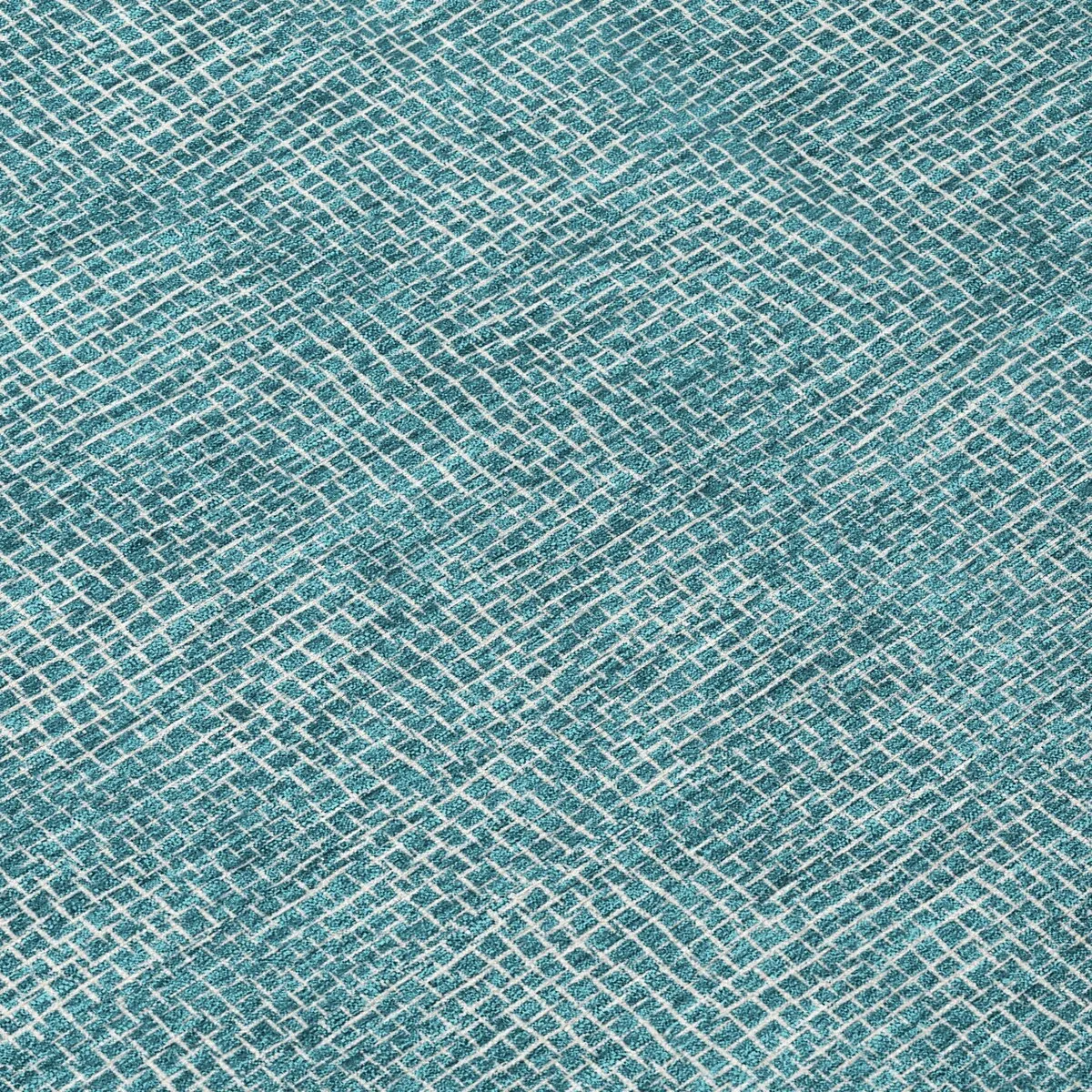 Machine Washable Indoor/ Outdoor Solid Modern Chantille Rug