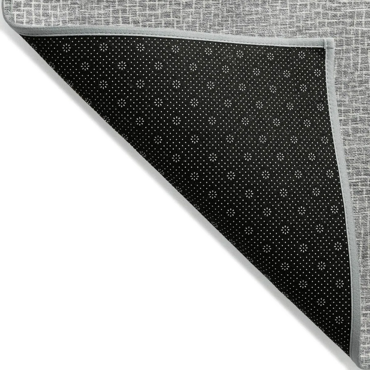 Machine Washable Indoor/ Outdoor Solid Modern Chantille Rug