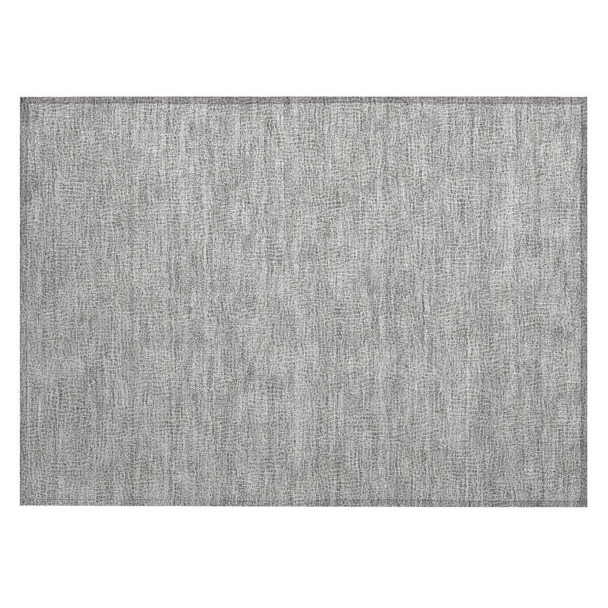 Machine Washable Indoor/ Outdoor Solid Modern Chantille Rug