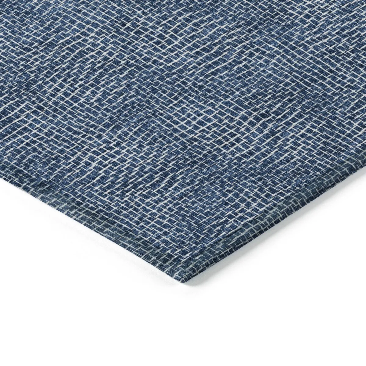 Machine Washable Indoor/ Outdoor Solid Modern Chantille Rug