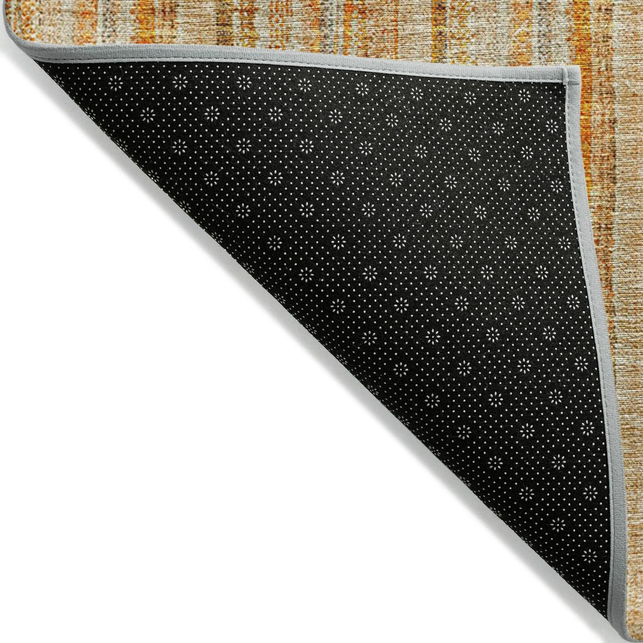 Machine Washable Indoor/ Outdoor Stripe Chantille Rug