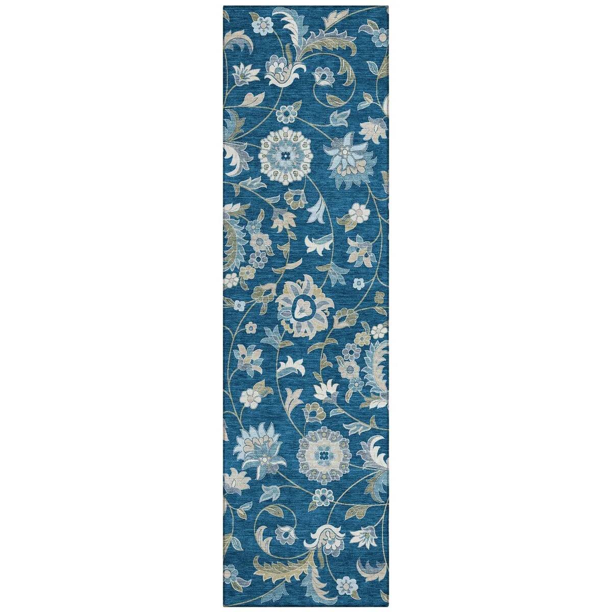 Machine Washable Indoor/ Outdoor Traditional Chantille Rug