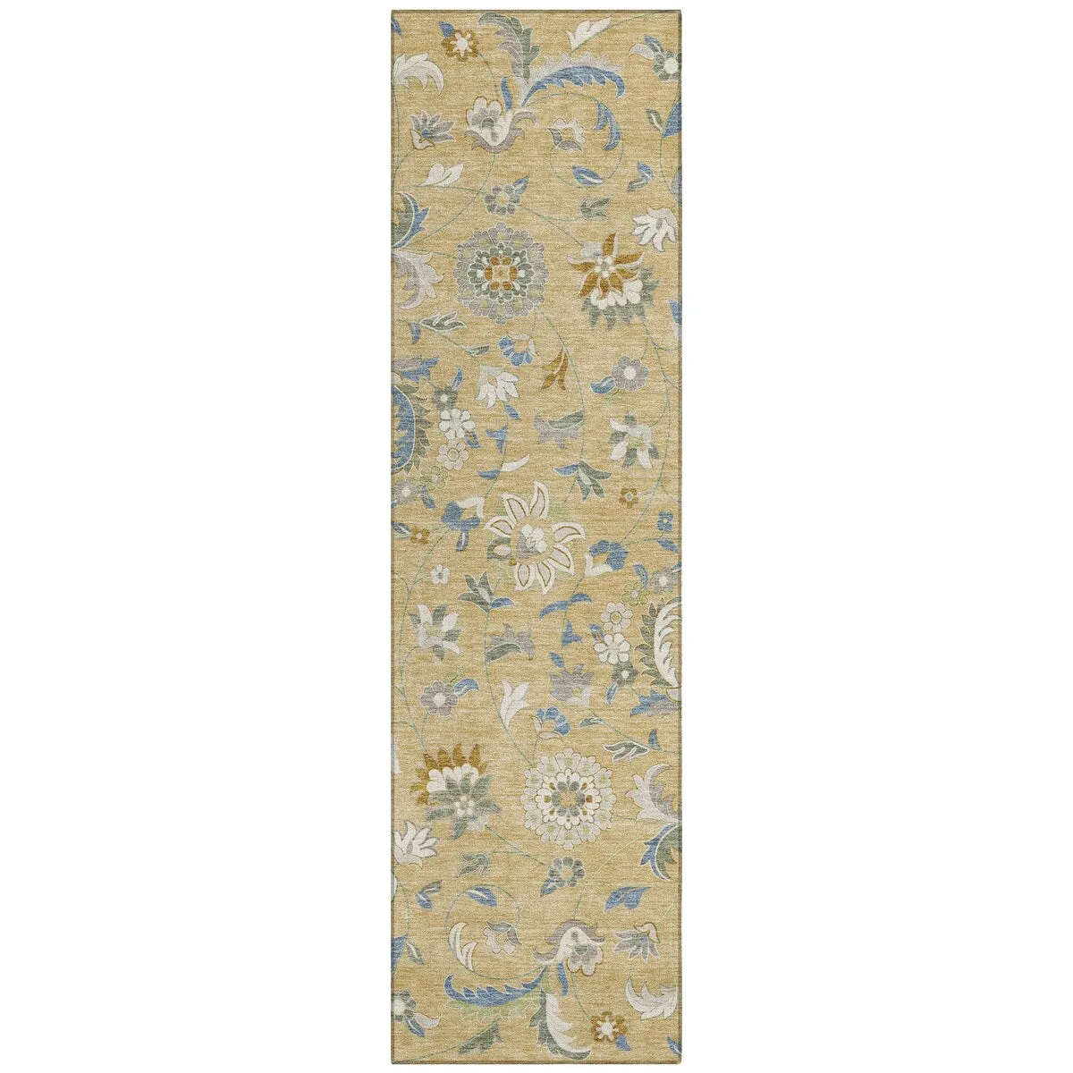 Machine Washable Indoor/ Outdoor Traditional Chantille Rug