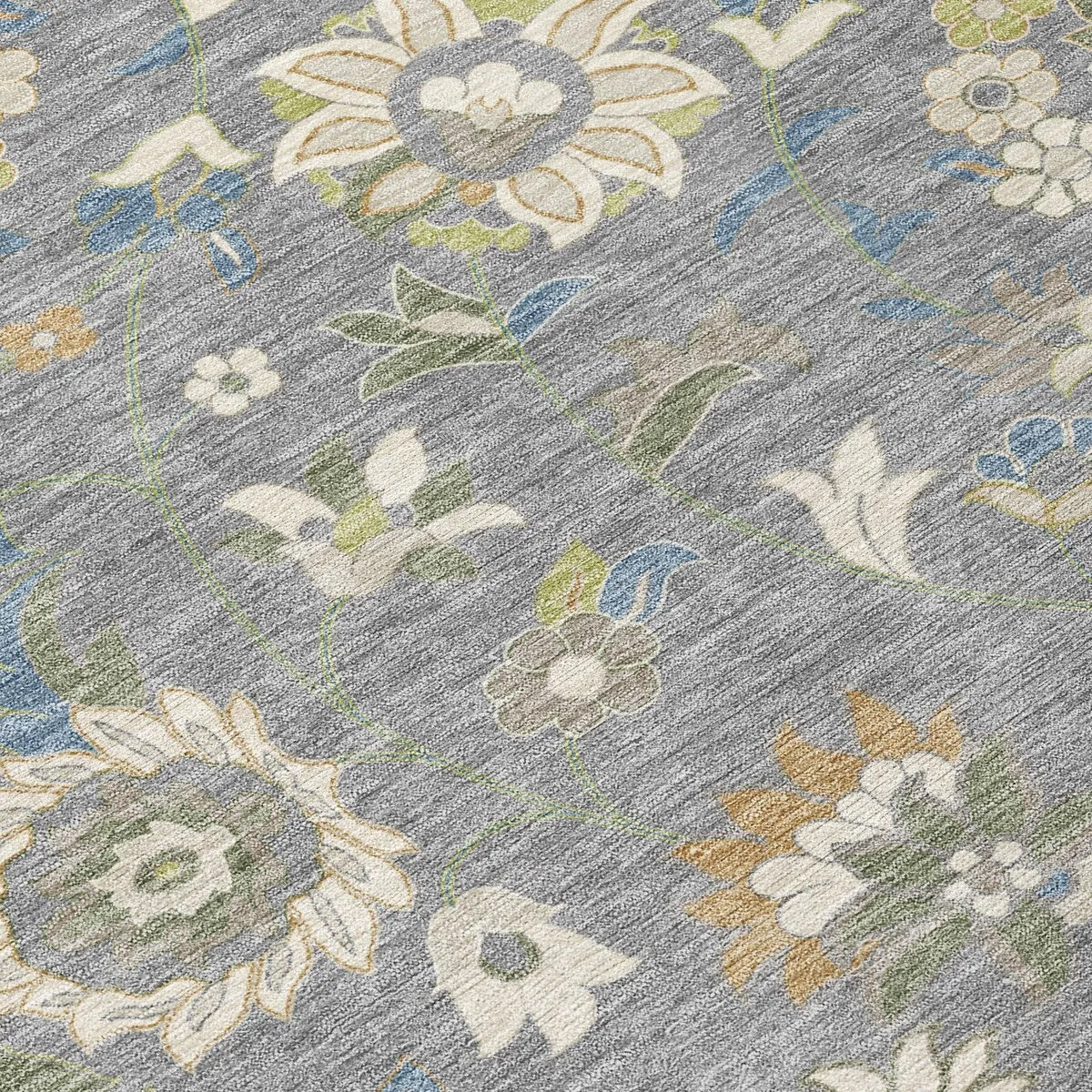 Machine Washable Indoor/ Outdoor Traditional Chantille Rug