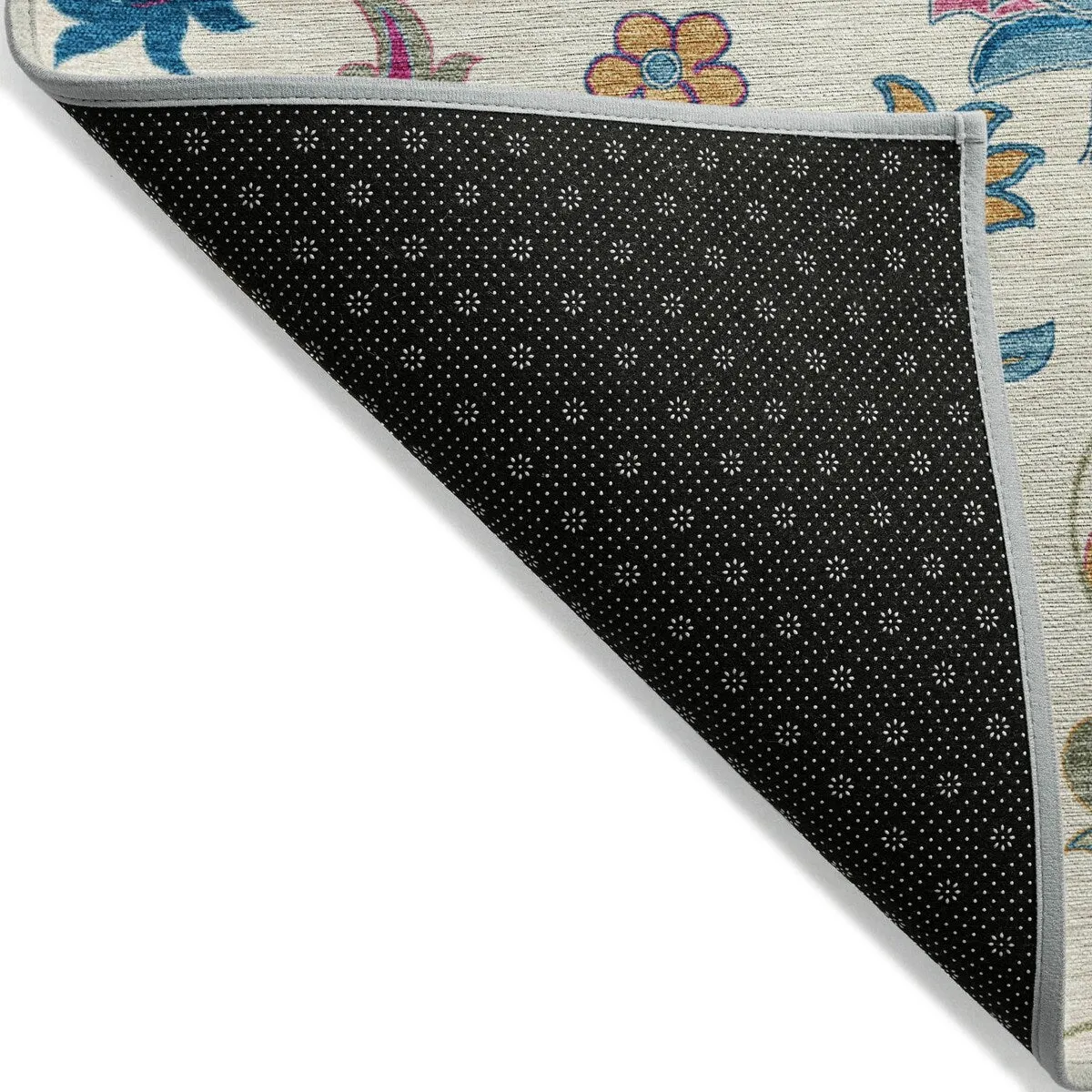 Machine Washable Indoor/ Outdoor Traditional Chantille Rug