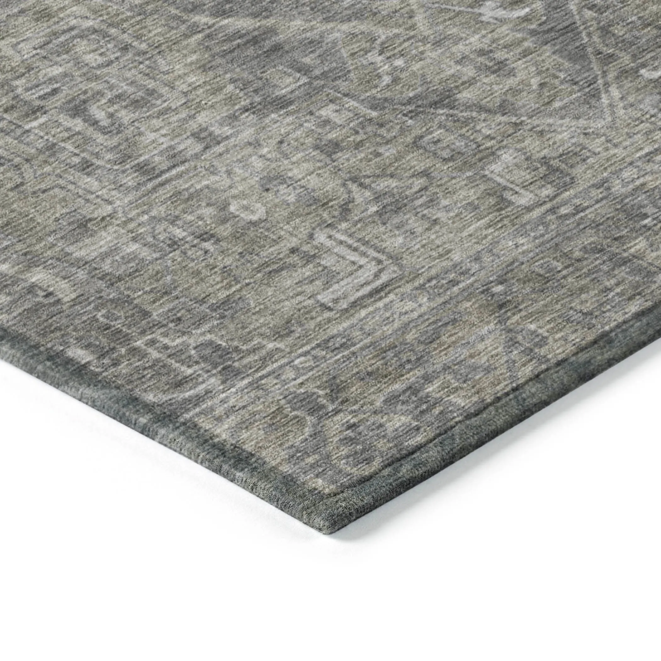Machine Washable Indoor/ Outdoor Traditional Persian Chantille Rug