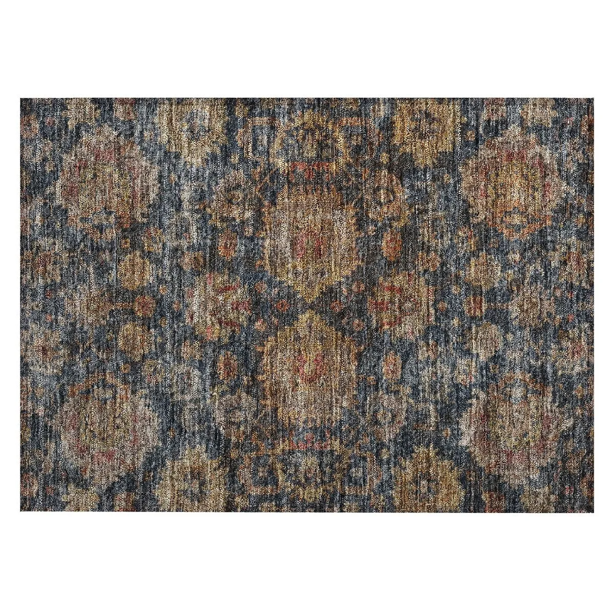Machine Washable Indoor/ Outdoor Vintage Persian Chantille Rug
