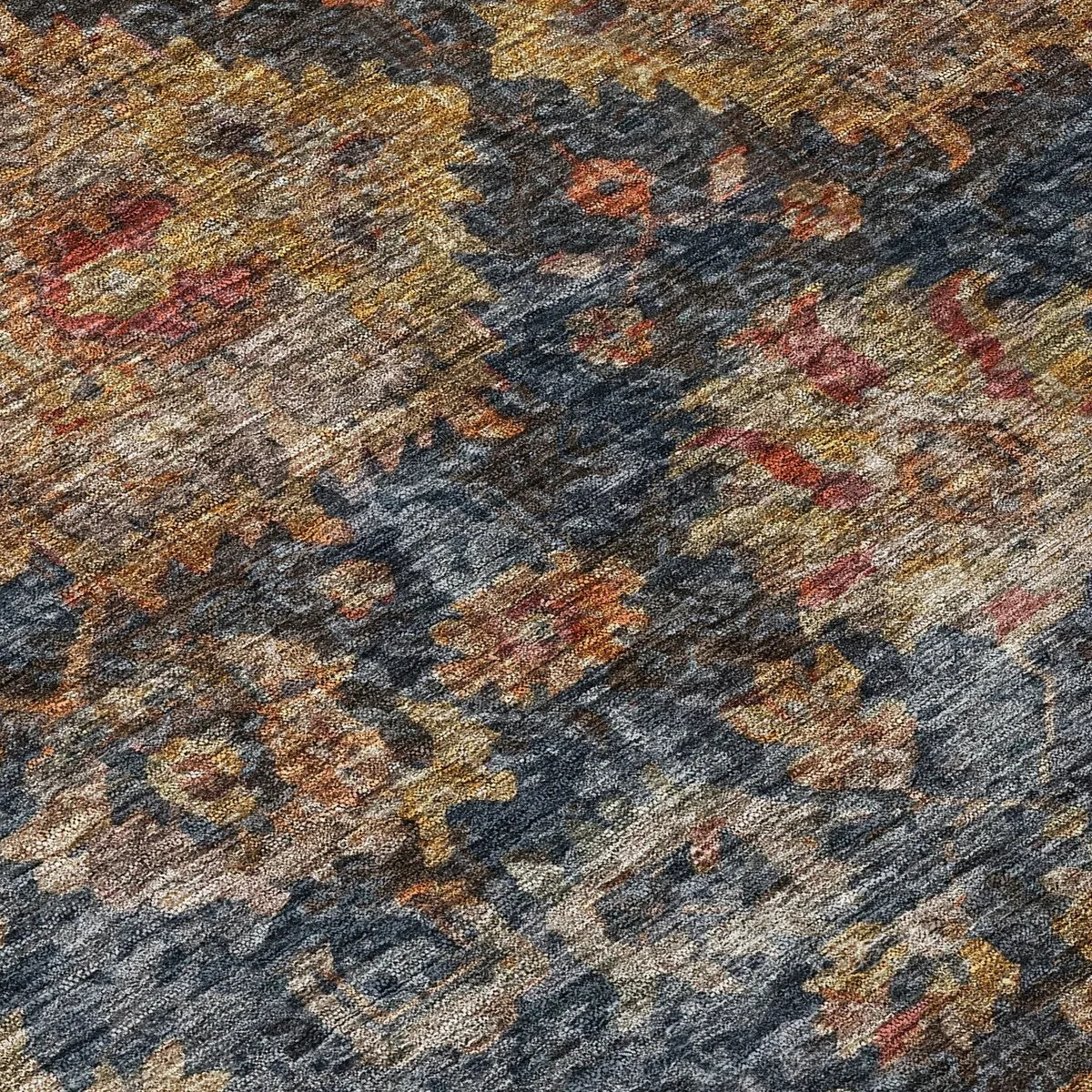 Machine Washable Indoor/ Outdoor Vintage Persian Chantille Rug