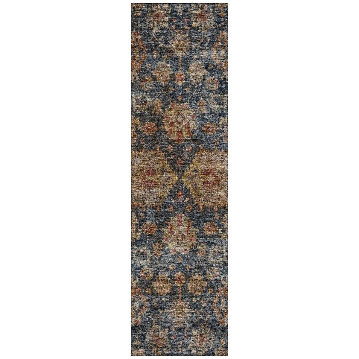 Machine Washable Indoor/ Outdoor Vintage Persian Chantille Rug