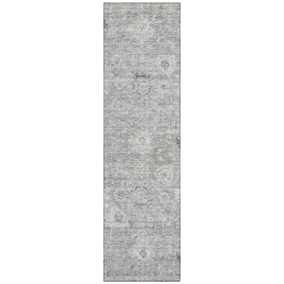 Machine Washable Indoor/ Outdoor Vintage Traditional Chantille Rug