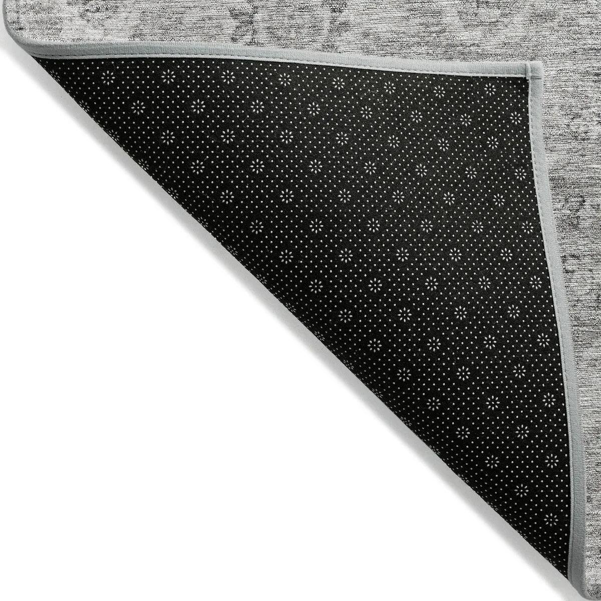 Machine Washable Indoor/ Outdoor Vintage Traditional Chantille Rug