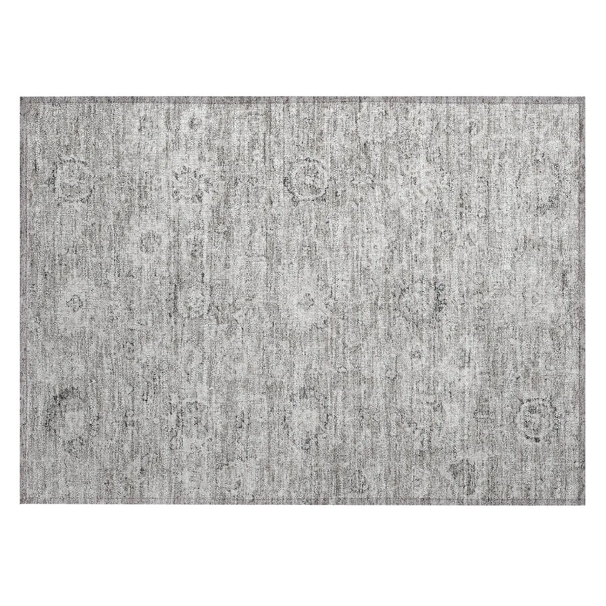 Machine Washable Indoor/ Outdoor Vintage Traditional Chantille Rug