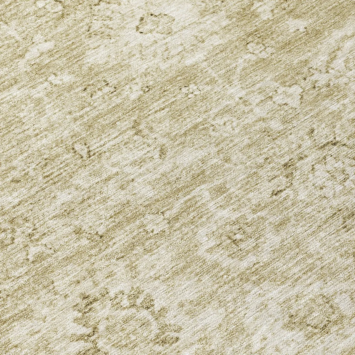 Machine Washable Indoor/ Outdoor Vintage Traditional Chantille Rug