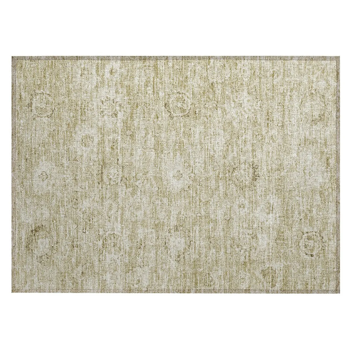 Machine Washable Indoor/ Outdoor Vintage Traditional Chantille Rug