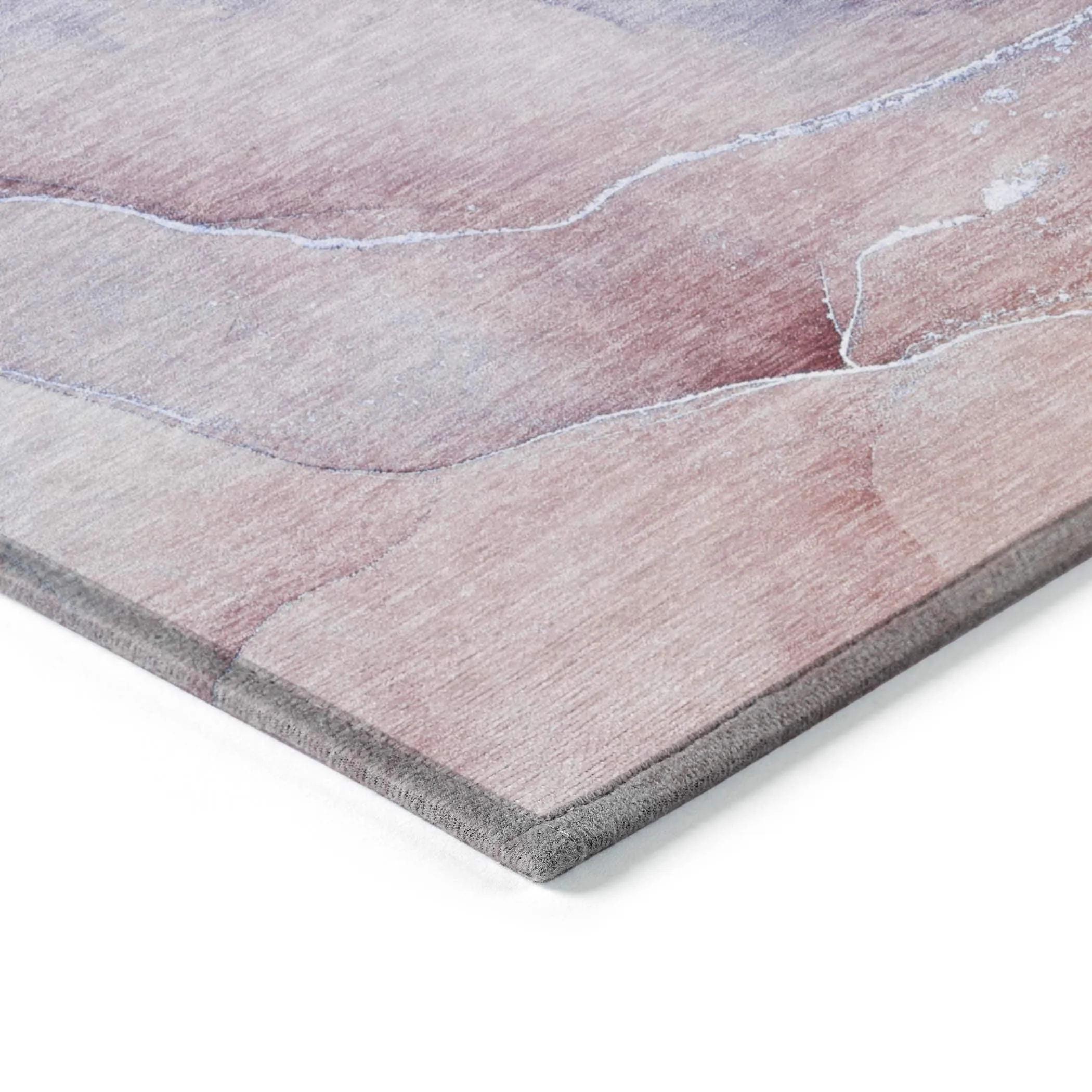 Machine Washable Indoor/ Outdoor Watercolor Chantille Rug