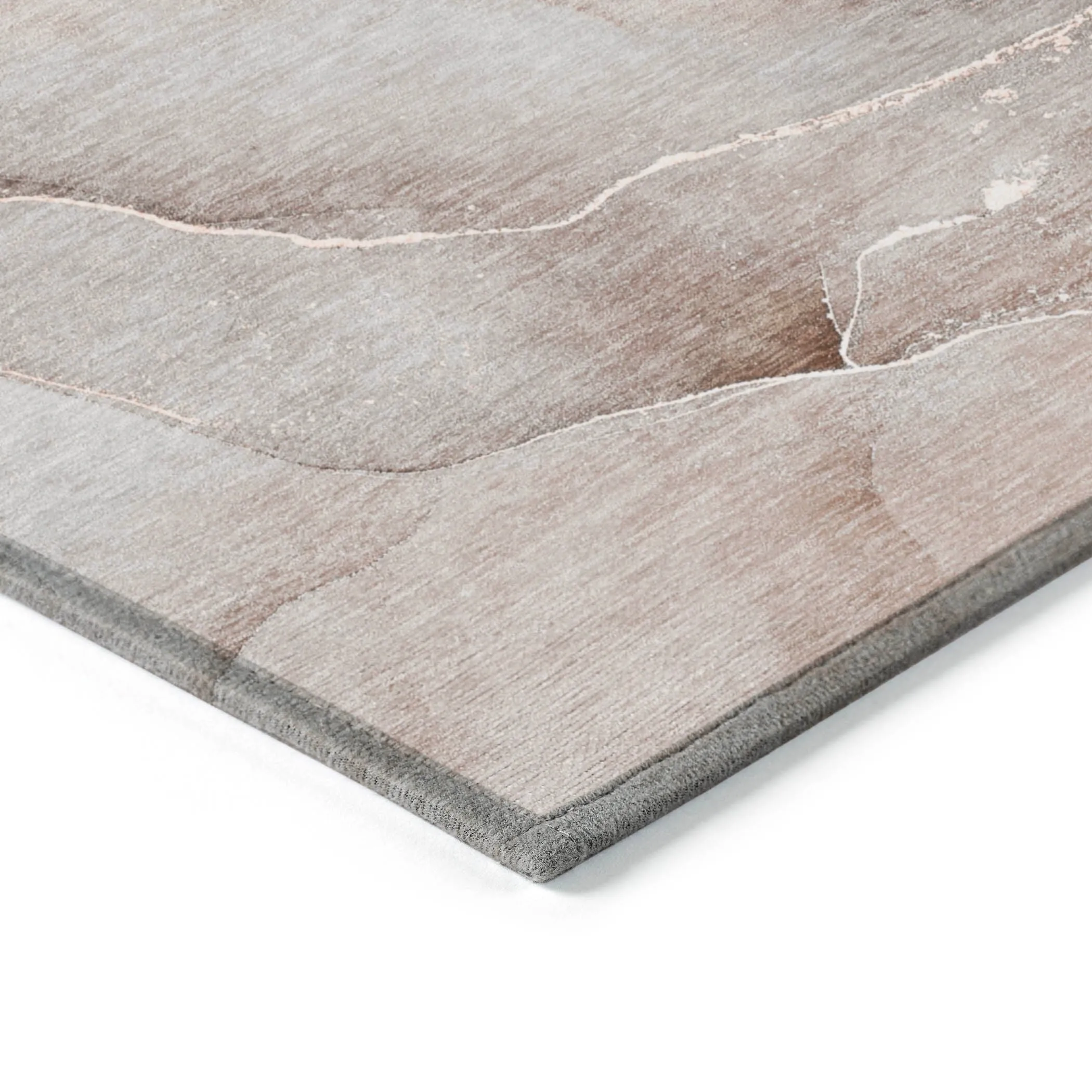 Machine Washable Indoor/ Outdoor Watercolor Chantille Rug