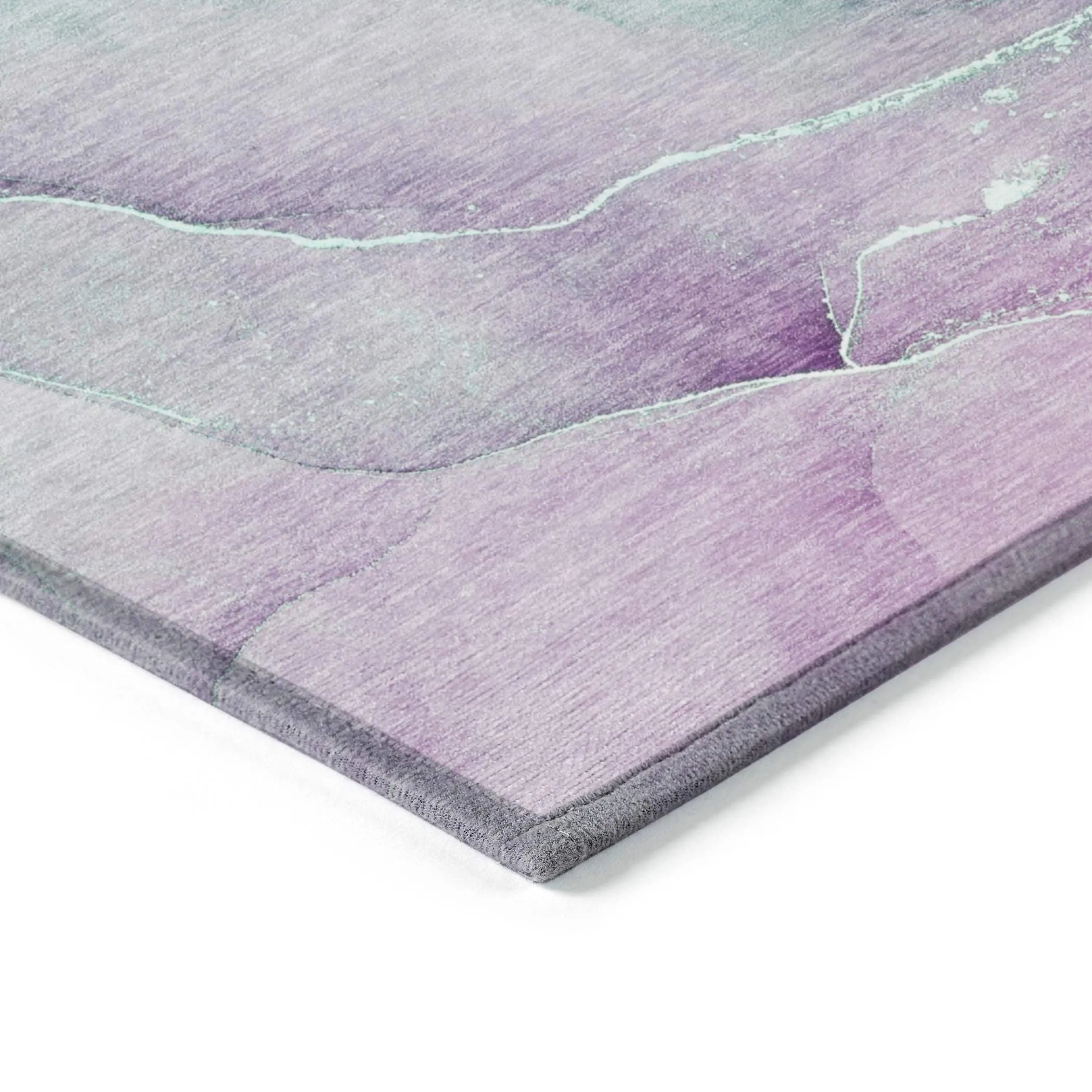 Machine Washable Indoor/ Outdoor Watercolor Chantille Rug