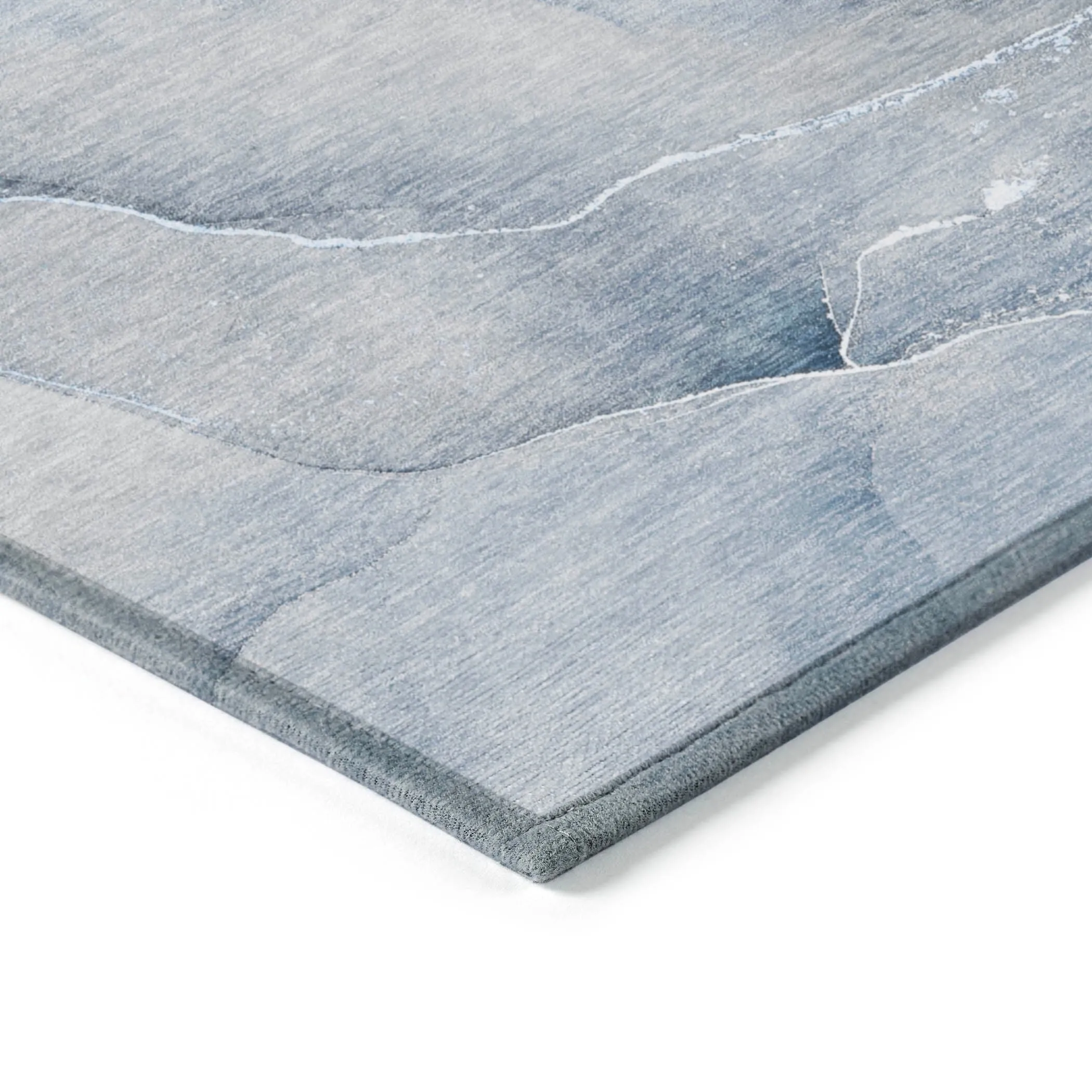 Machine Washable Indoor/ Outdoor Watercolor Chantille Rug
