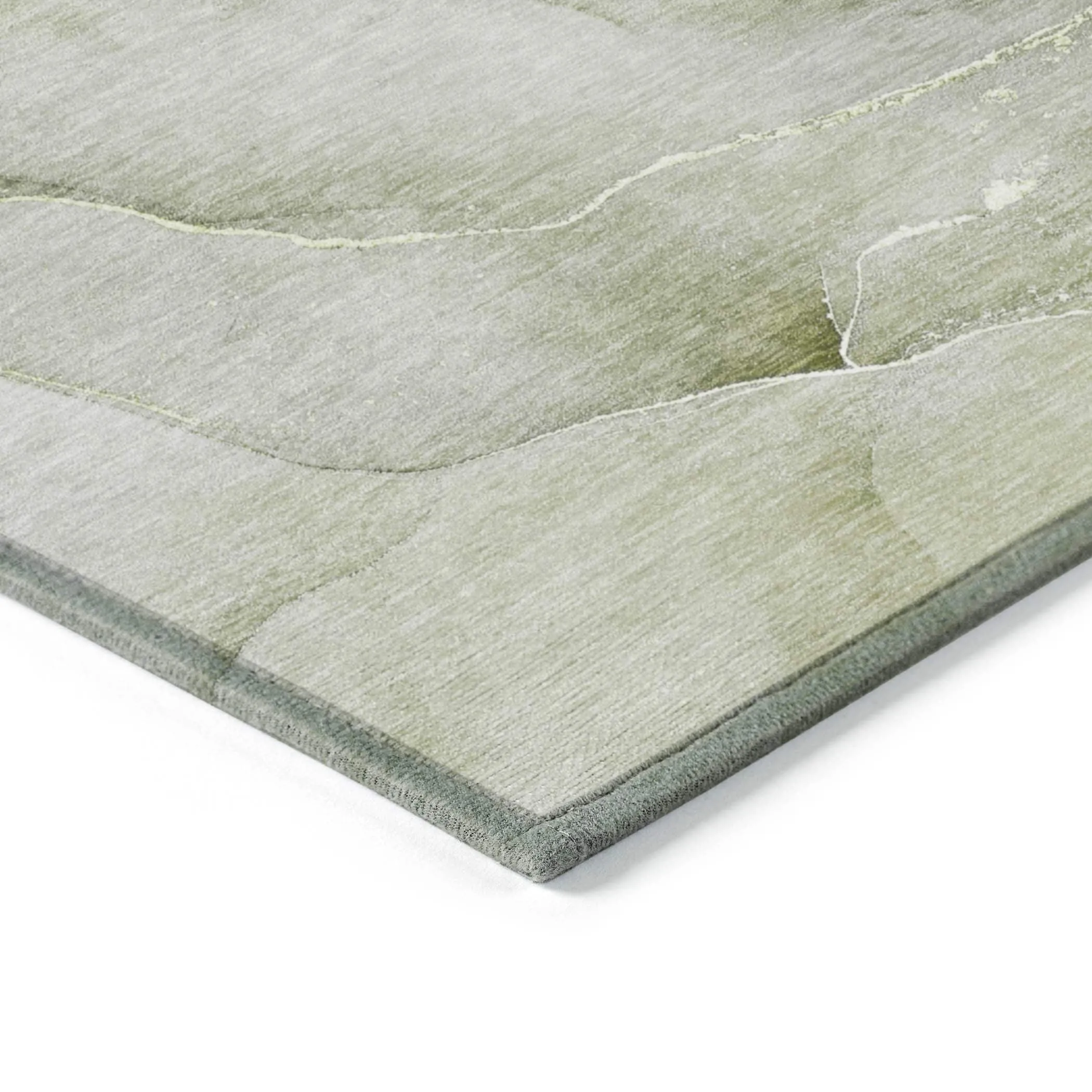 Machine Washable Indoor/ Outdoor Watercolor Chantille Rug