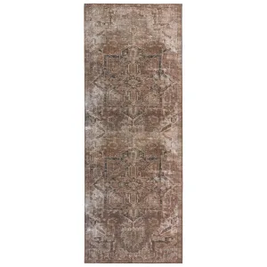 Machine Washable Kate Lester   Jaipur Living Minita Medallion Brown/ Tan Area Rug