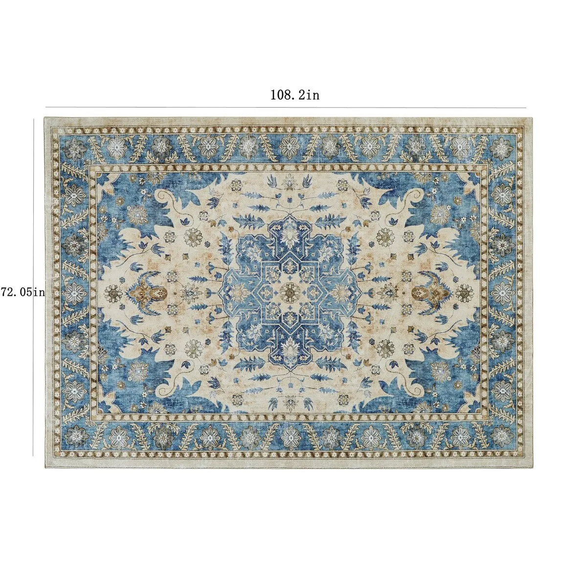 Machine Washable Super Soft Area Rug