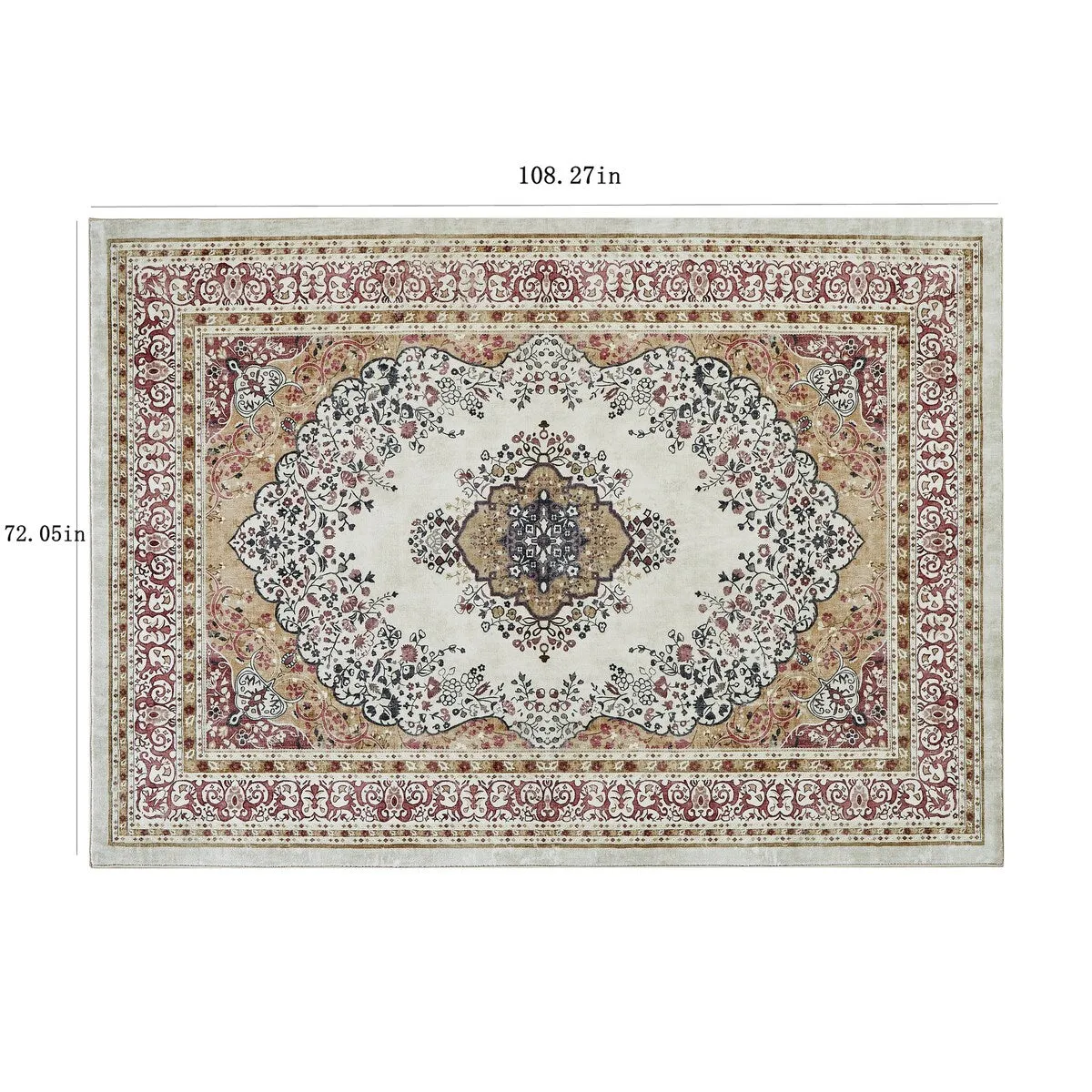 Machine Washable Super Soft Area Rug